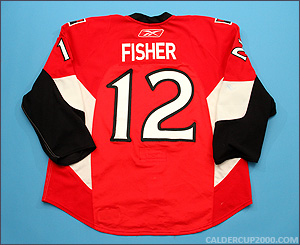 2009-2010 game worn Mike Fisher Ottawa Senators jersey
