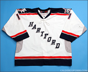 2003-2004 game worn Lucas Lawson Hartford Wolf Pack jersey