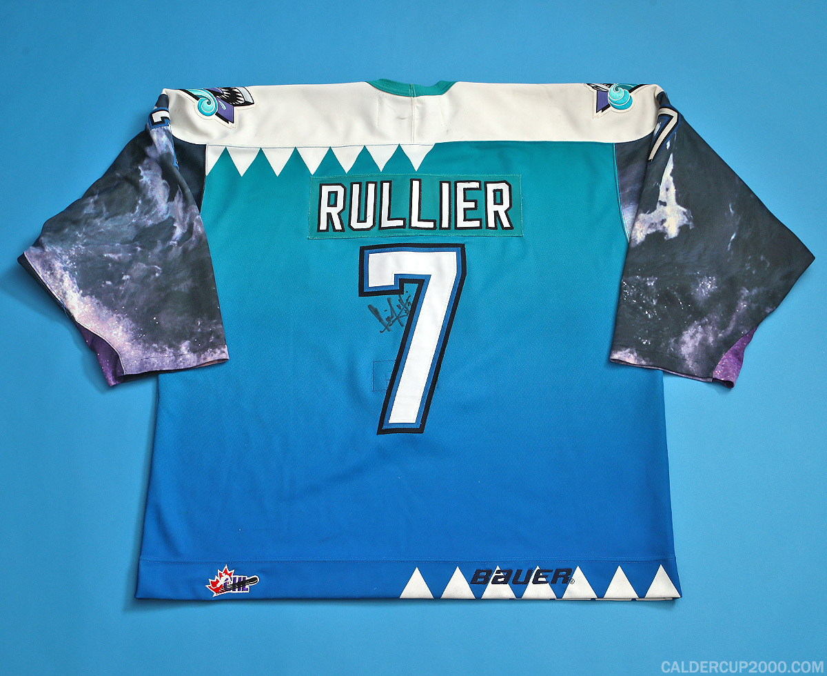 1998-1999 game worn Joe Rullier Rimouski Oceanic jersey