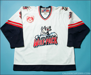 2002-2003 game worn Rico Fata Hartford Wolf Pack jersey