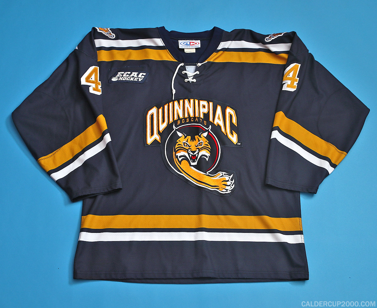 2007-2008 game worn Jennifer Abramo Quinnipiac Bobcats jersey