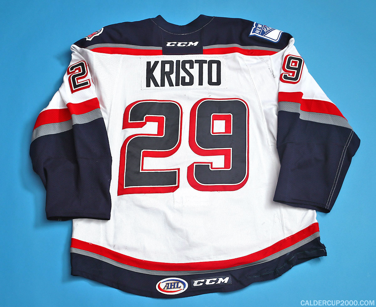 2014-2015 game worn Danny Kristo Hartford Wolf Pack jersey