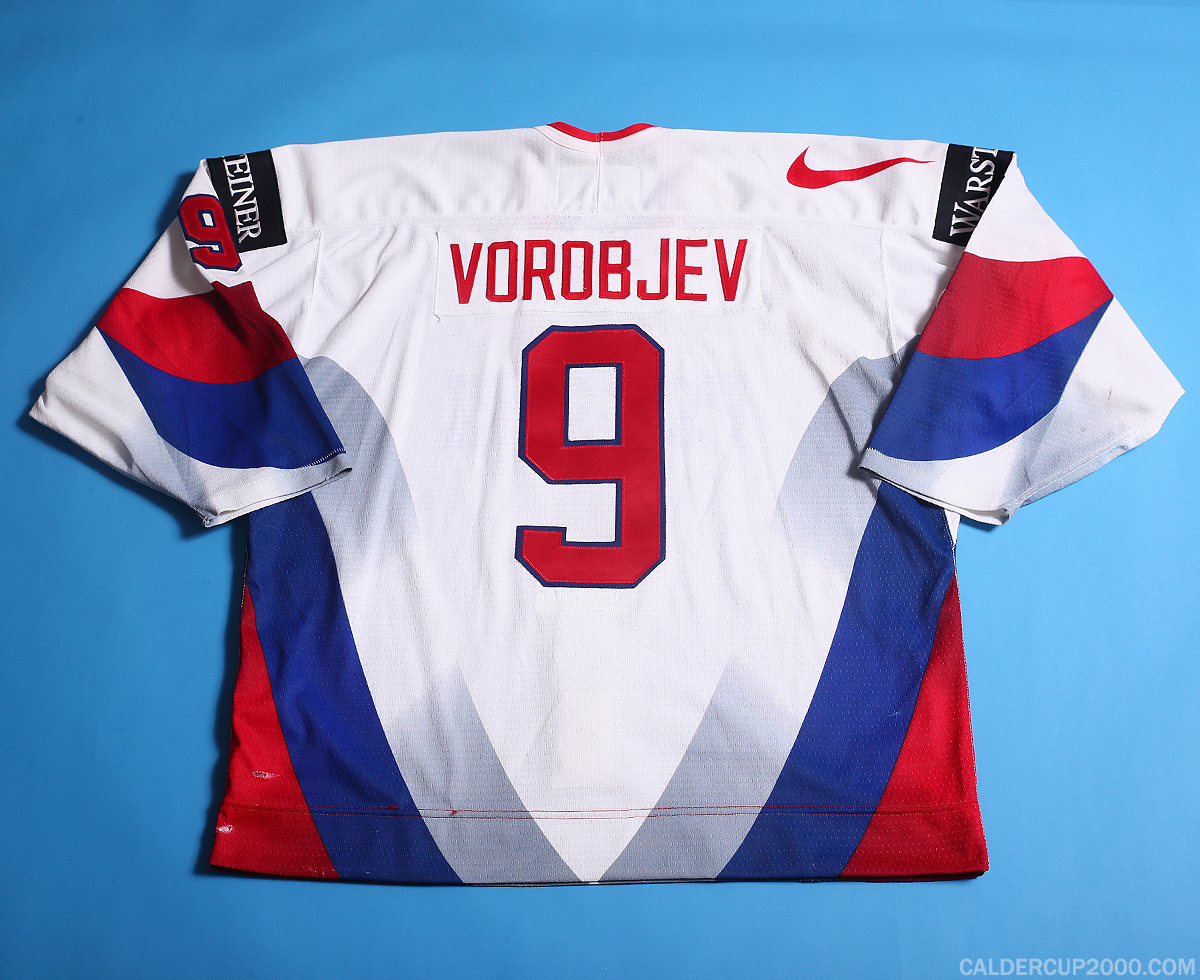 1996 game worn Vladimir Vorobiev Team Russia jersey