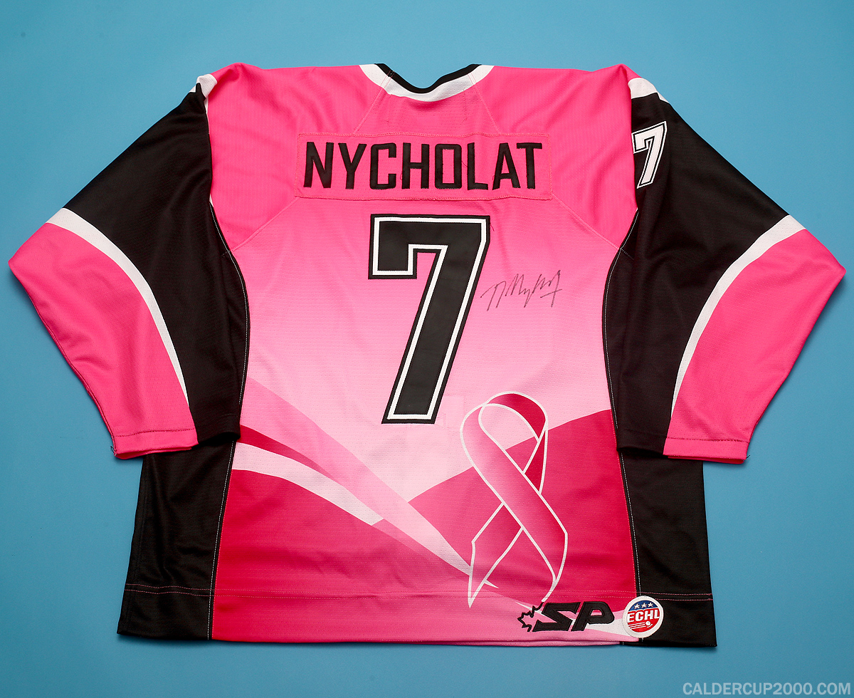 2012-2013 game worn Daniel Nycholat Fort Wayne Komets jersey