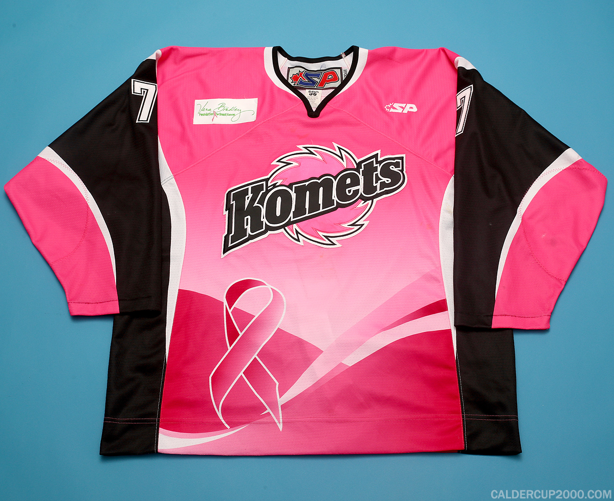 2012-2013 game worn Daniel Nycholat Fort Wayne Komets jersey