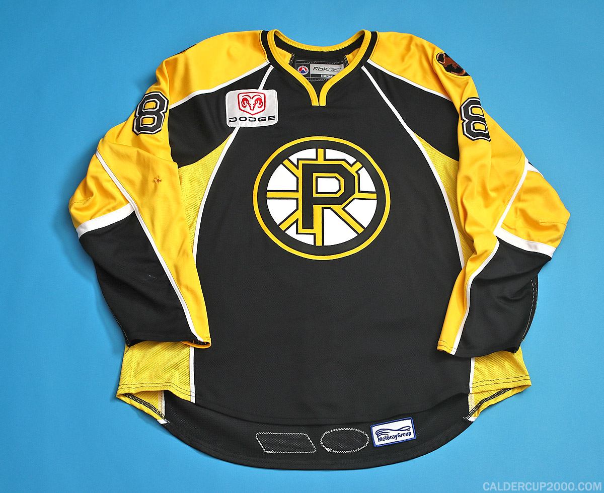 2007-2008 game worn Brandon Bochenski Providence Bruins jersey