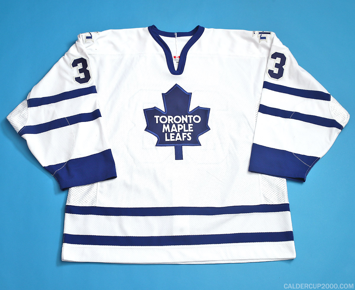 2002-2003 game worn Bob Wren Toronto Maple Leafs jersey