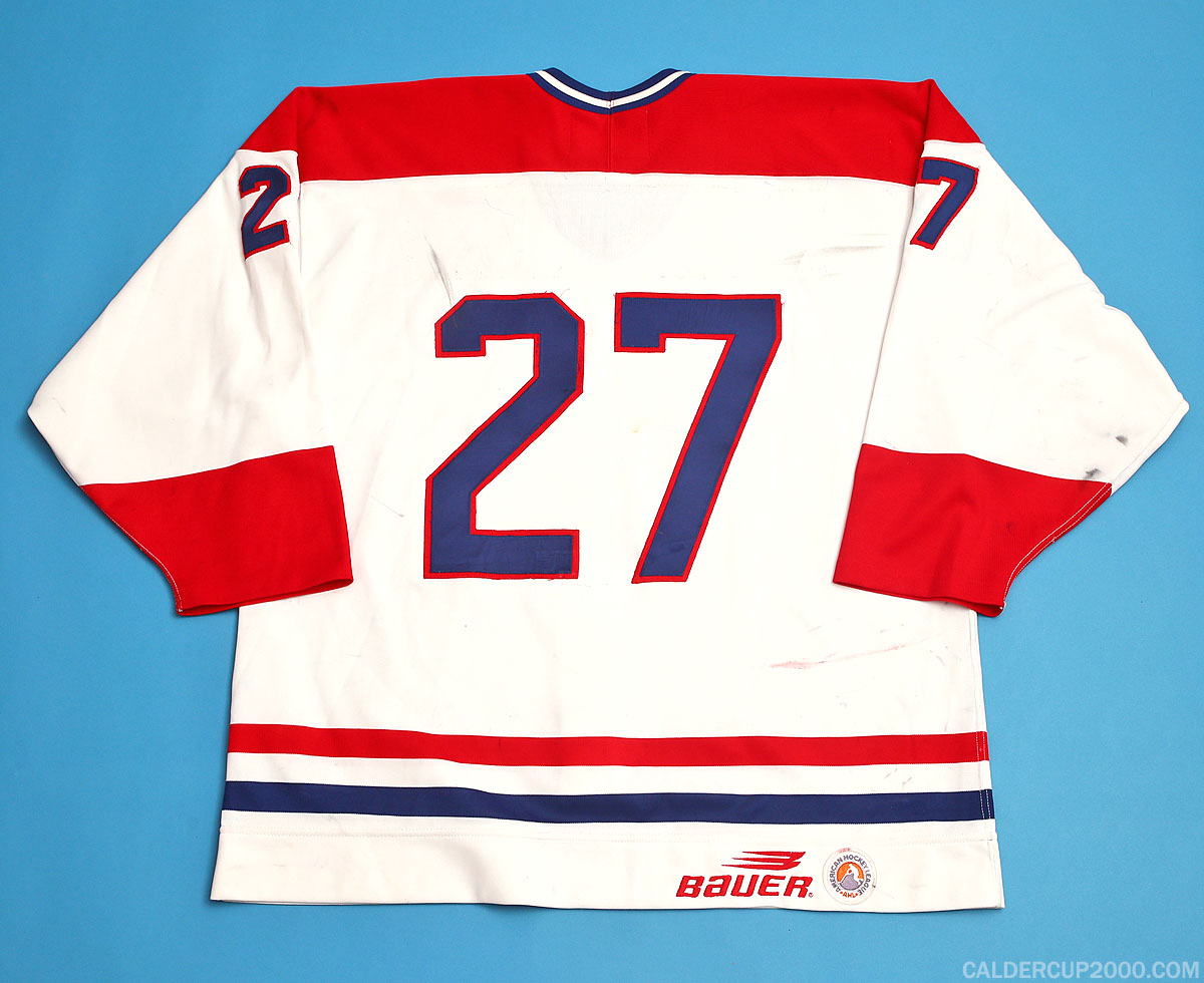 1997-1998 game worn David Ling Fredericton Canadiens jersey