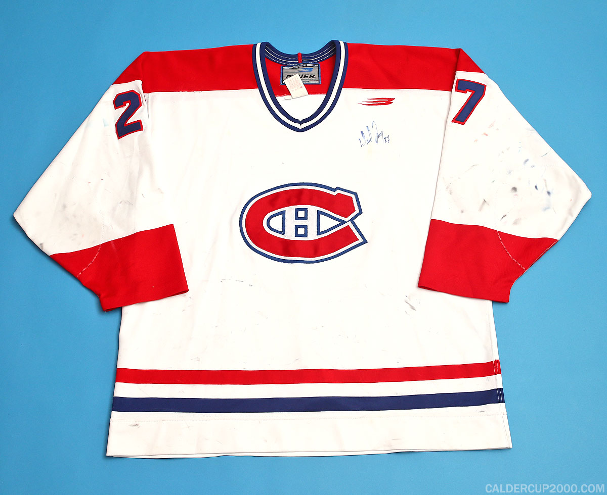 1997-1998 game worn David Ling Fredericton Canadiens jersey