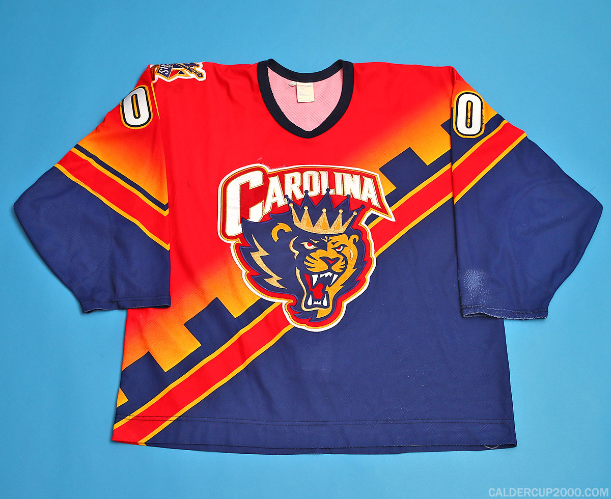 1995-1996 game worn Kevin Weekes Carolina Monarchs jersey
