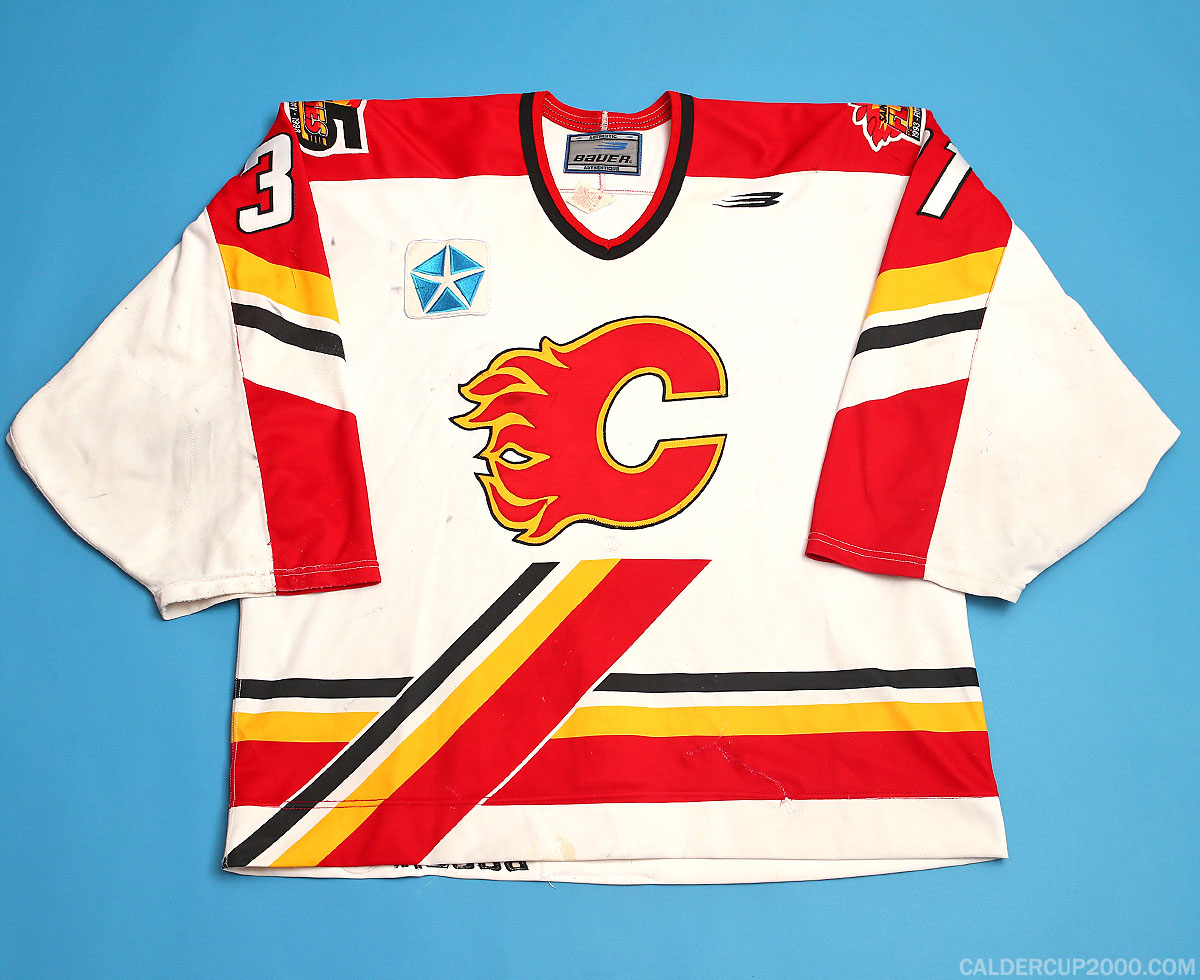 1997-1998 game worn Tyler Moss Saint John Flames jersey