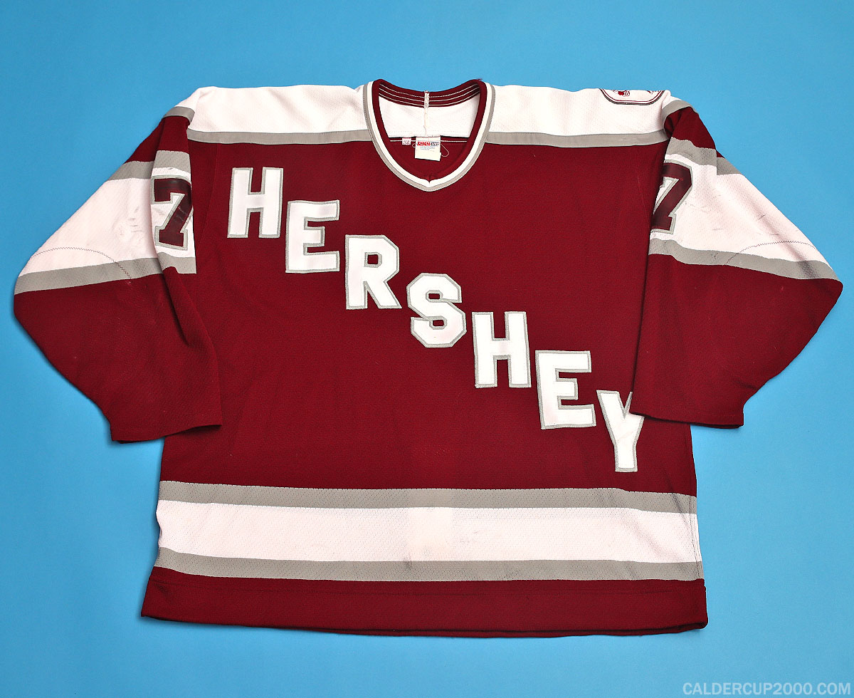 1994-1995 game worn Ryan Sittler Hershey Bears jersey