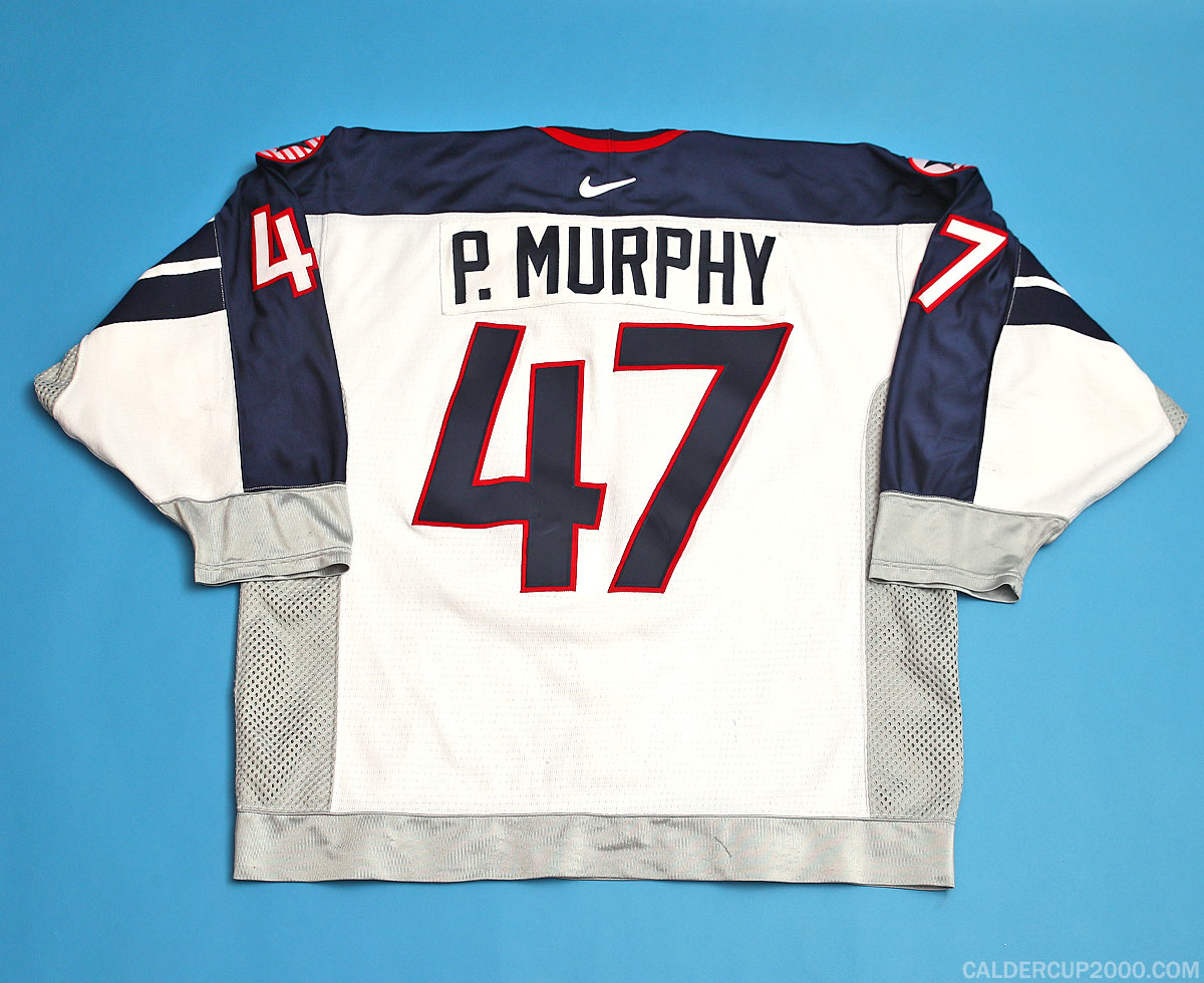 1999-2000 game worn Patrick Murphy Team USA jersey