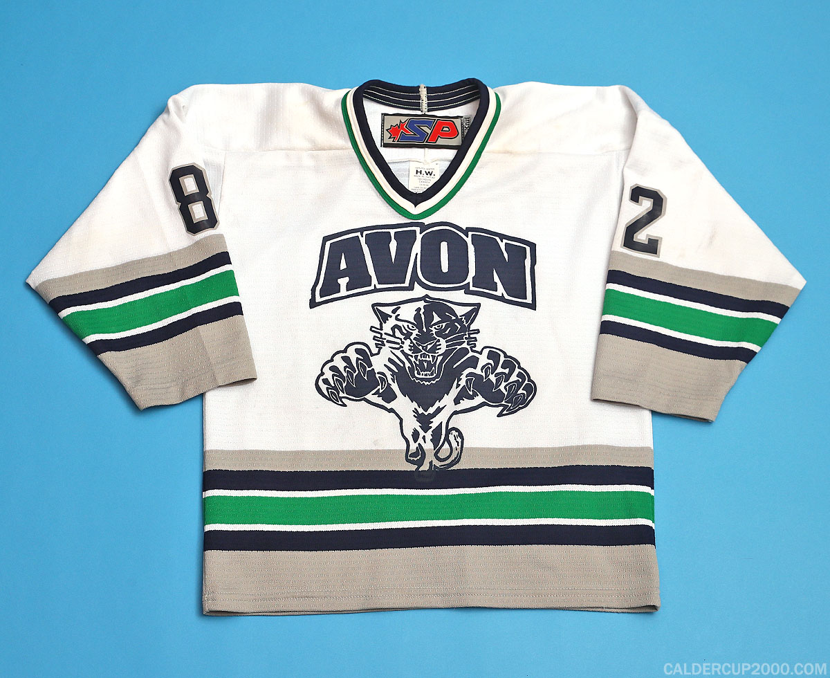 2015-2016 game worn Duncan Rutsch Avon Panthers jersey