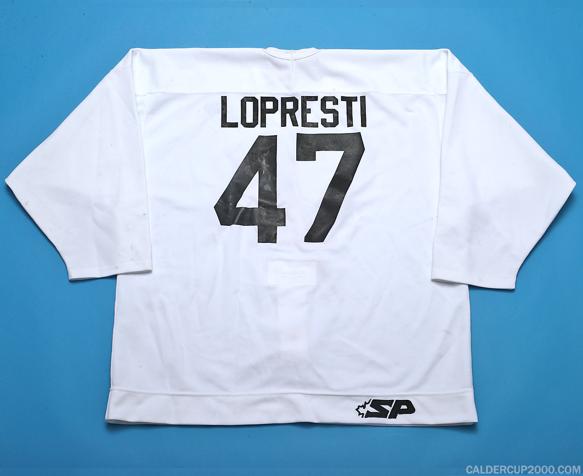 2006-2007 game worn David LoPresti New England Stars jersey
