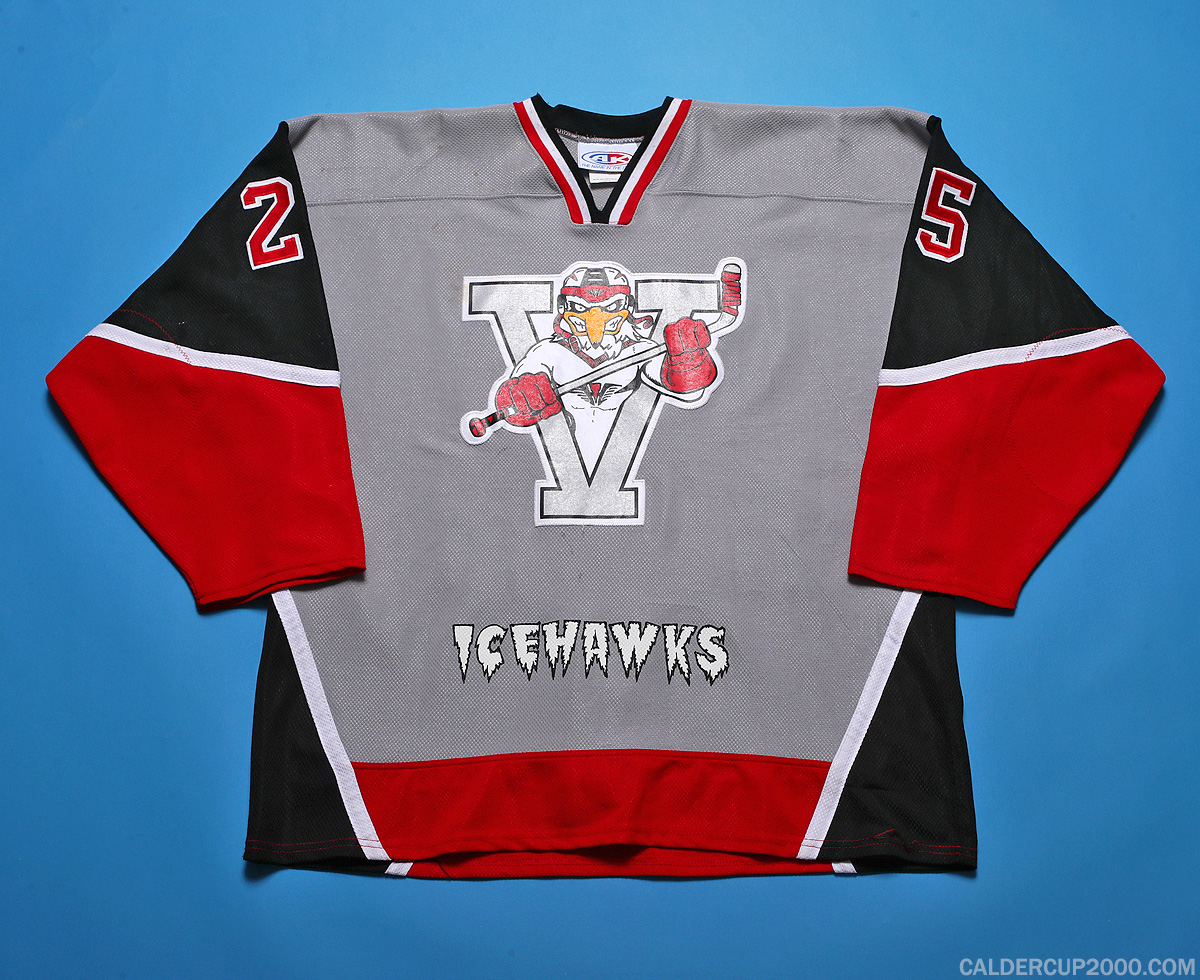 2003-2004 game worn Trevor Senn Adirondack IceHawks jersey