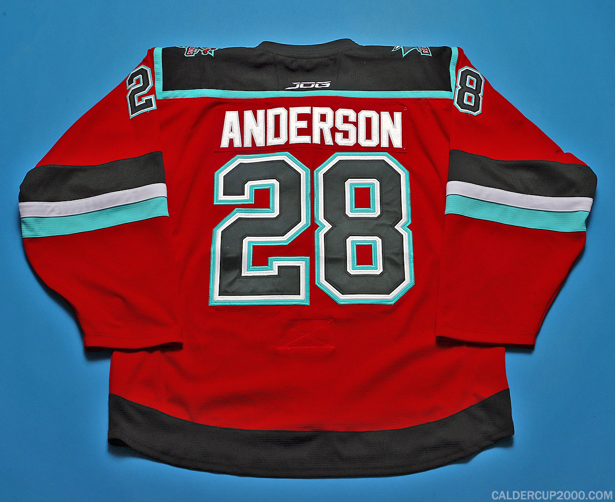 2021-2022 game worn Dalton Anderson Columbus River Dragons jersey