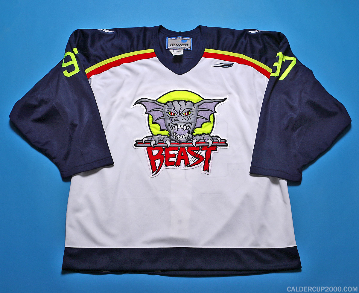 1997-1998 game worn Chris Rutsch Beast of New Haven jersey