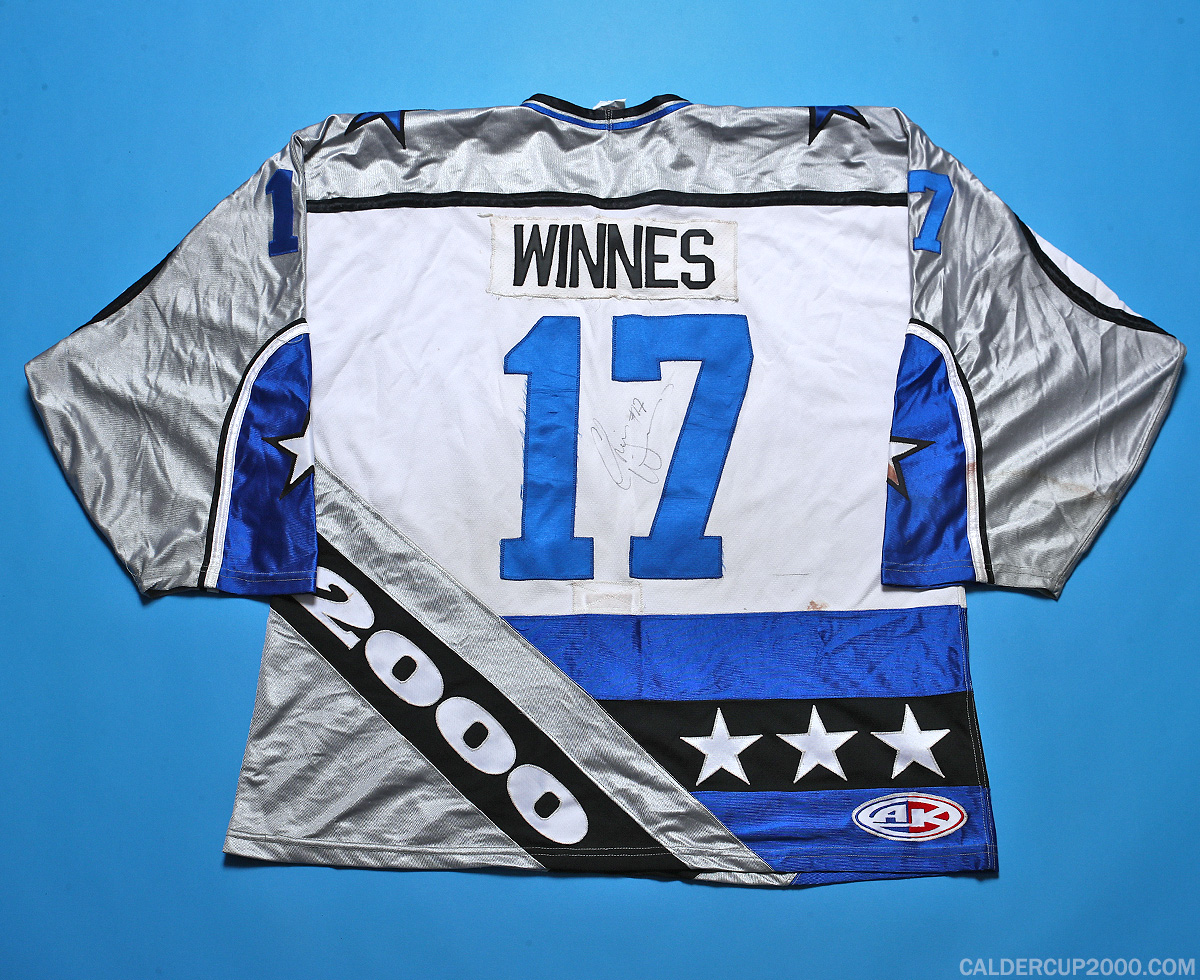 1999-2000 game worn Chris Winnes BC IceMen jersey