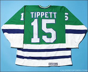 1988-1989 game worn Dave Tippett Hartford Whalers jersey
