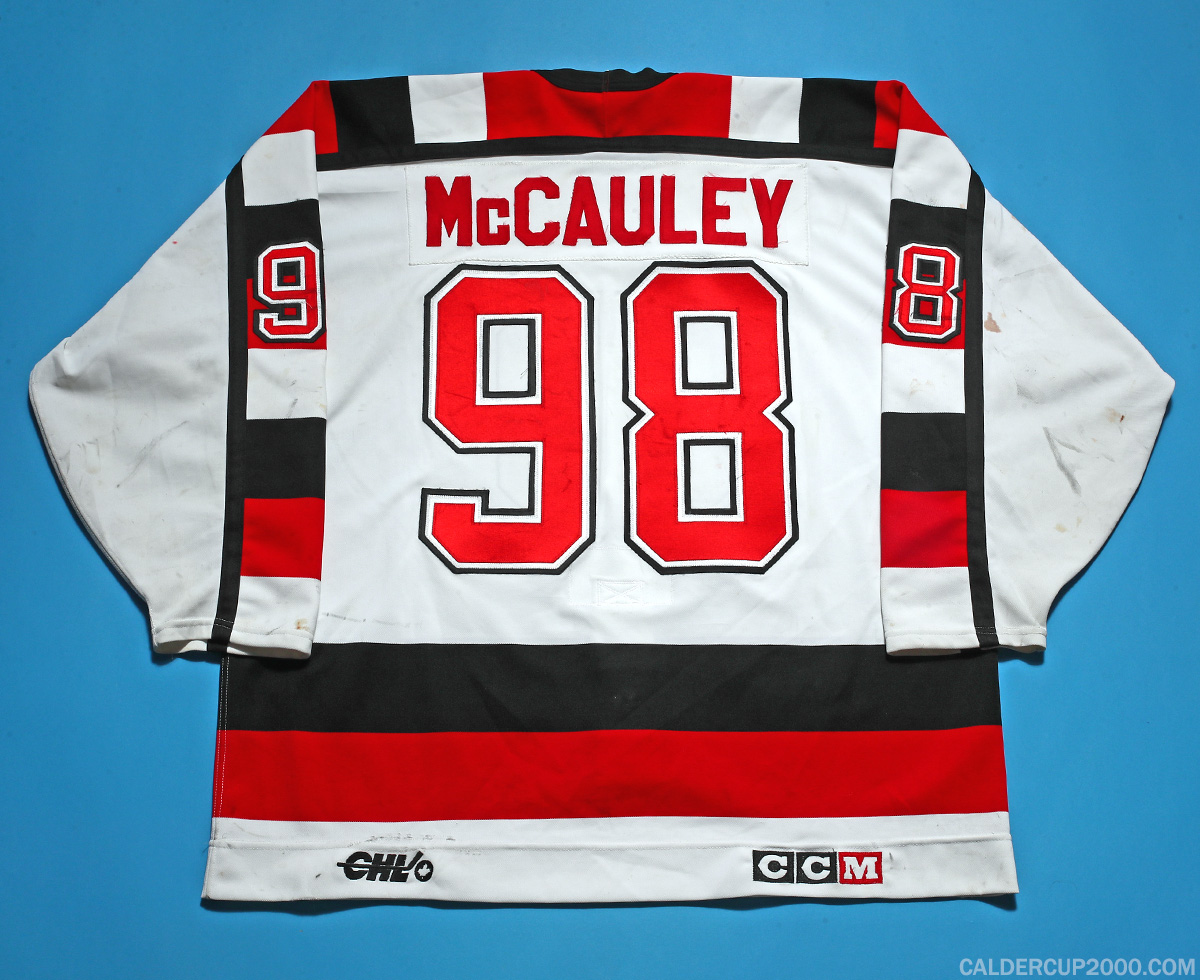 1996-1997 game worn Alyn McCauley Ottawa 67
