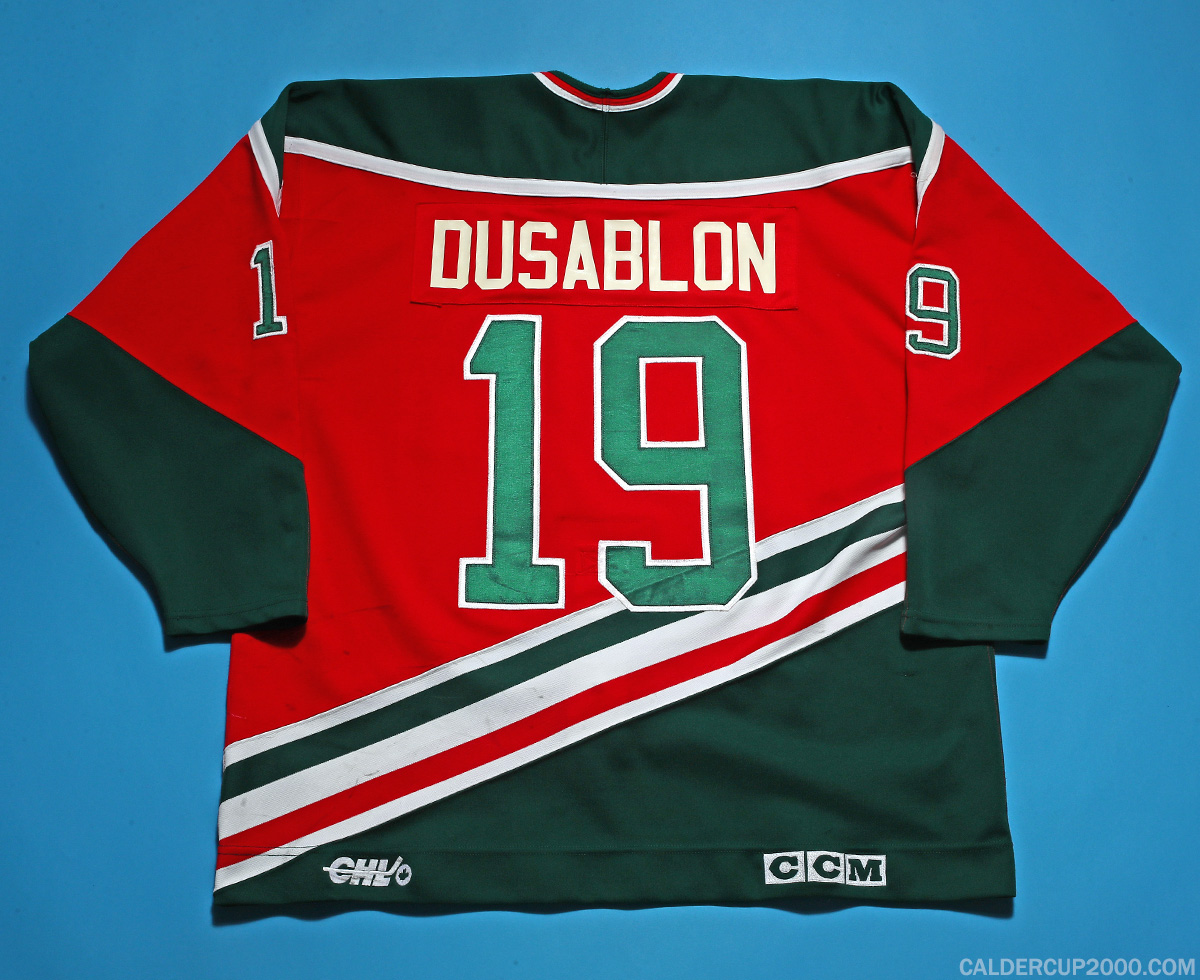 1996-1997 game worn Benoit Dusablon Halifax Mooseheads jersey