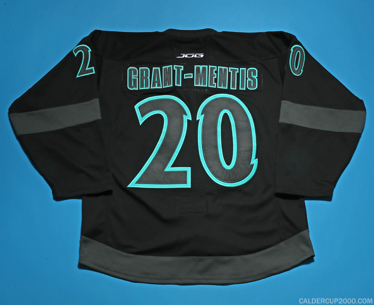 2021-2022 game worn Marquis Grant-Mentis Columbus River Dragons jersey