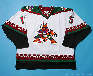 1997-1998 game worn Craig Janney Phoenix Coyotes jersey