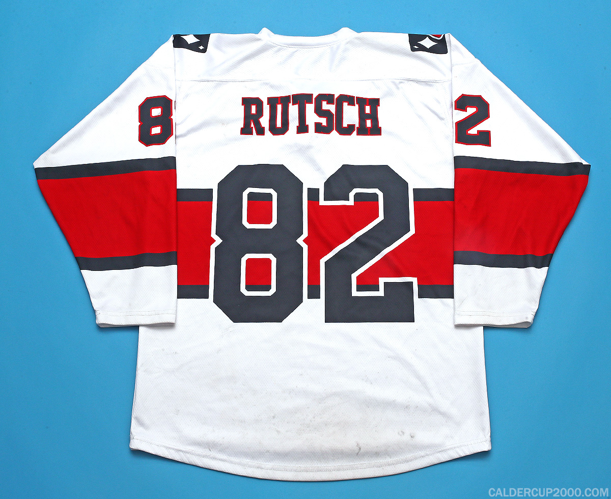 2023-2024 game worn Duncan Rutsch Springfield Aces jersey