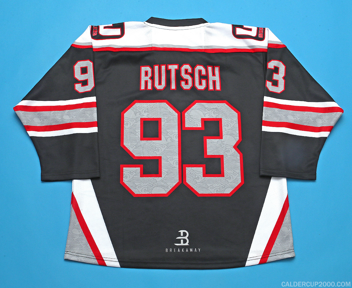2023-2024 game worn Emmet Rutsch Whalers Youth Hockey jersey