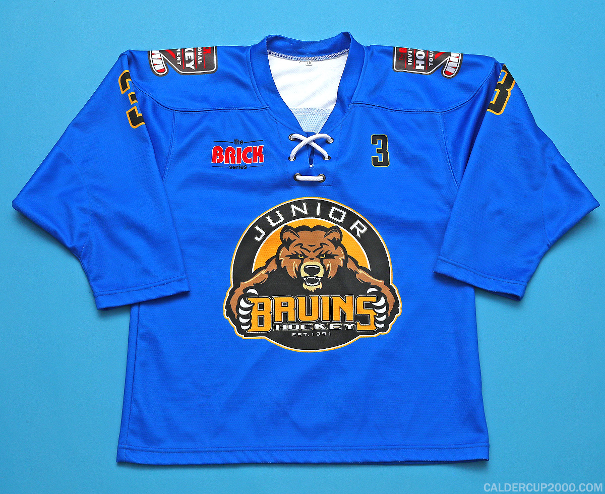 2017-2018 game worn Duncan Rutsch Boston Junior Bruins jersey