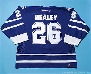 2001-2002 game worn Paul Healey Toronto Maple Leafs jersey