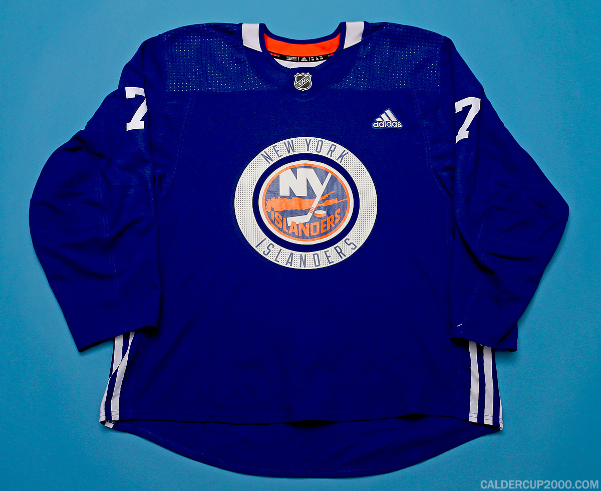 2019 game worn Jordan Eberle New York Islanders jersey