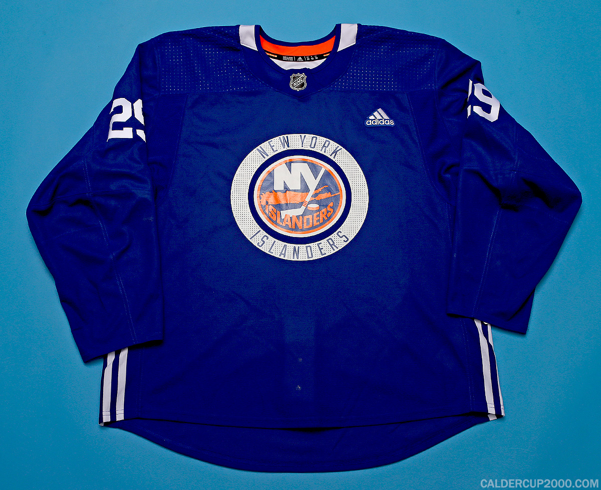 2019 game worn Brock Nelson New York Islanders jersey