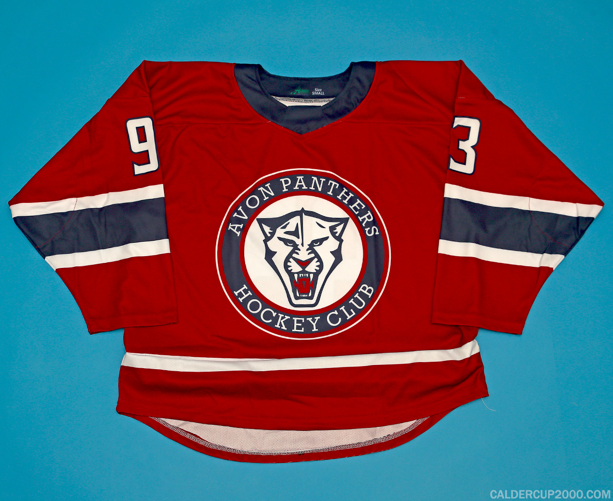 2026-2027 game worn Emmet Rutsch Avon Panthers jersey