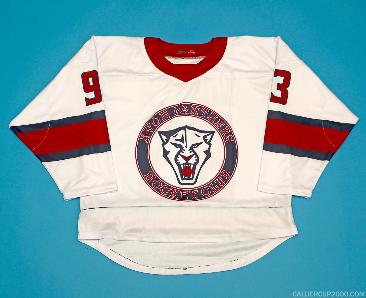 2026-2027 game worn Emmet Rutsch Avon Panthers jersey