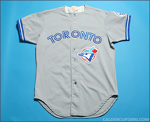 1991 game worn Candy Maldonado Toronto Blue Jays jersey